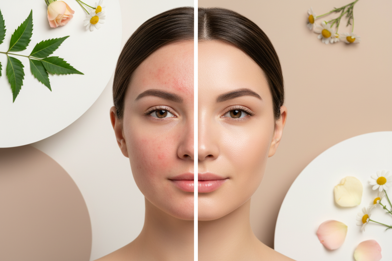 Natural Acne Treatment for Sensitive or Stressed Skin